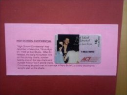 Prepaid Card  High School ACI With Document Only 3000 Made (Mint,New) Rare - Otros & Sin Clasificación