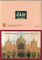 VATICANO 5 INTERI POSTALI BASILICA SAN MARCO VENEZIA L. 700 - 1994 - CATALOGO FILAGRANO "C41" - NUOVI - Enteros Postales