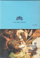 VATICANO 5 INTERI POSTALI F.A.O. 50° ANNIVERSARIO DELLA FONDAZIONE L. 850 - 1995 - CATALOGO FILAGRANO "C42" NUOVI - Enteros Postales
