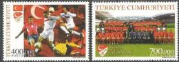 2002 TURKEY THE 3RD BEST FOOTBALL TEAM IN THE 2002 FIFA WORLD CUP MNH ** - Neufs