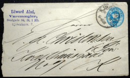 Denmark 1889 4Øre Letter ( Lot 689 ) - Interi Postali