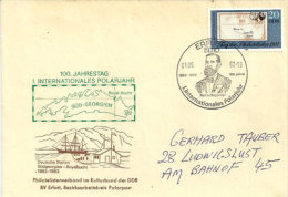 ALLEMAGNE/ DDR. Centenaire De L'Expedition Allemande Royal-Bucht (Royal Bay) En Géorgie Du Sud  En 1882 - Onderzoeksstations