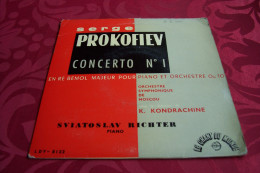 SERGE PROKOFIEV  °  CONCERTO No1 EN RE BEMOL MAJEUR POUR PIANO ET ORCHESTRE OP 10 - Clásica