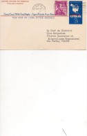 Taaf Kerguelen Port Aux Français Carte/Lettre Du 13/2//1965 Des Etat Unies Pour Kerguelen - Lettres & Documents