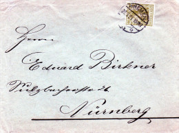 Brief,  Bremen 1921, Nach Nürnberg - Andere & Zonder Classificatie