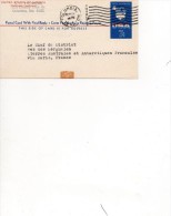 Taaf Kerguelen Port Aux Français Carte/Lettre Du 12/2/1965 De Colombia Etat Unies Pour Kerguelen - Lettres & Documents