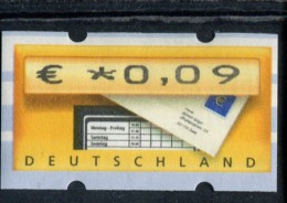 DUITSLAND  POSTFRIS MINT NEVER HINGED POSTFRISCH EINWANDFREI AUTOMATENMARKEN MICHEL 5.2 - Automatenmarken [ATM]