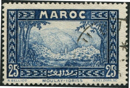 Pays : 315,9 (Maroc : Protectorat Français) Yvert Et Tellier N° :135 (o) - Usati