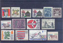 Tchécoslovaquie, Petit Lot De Bons Oblitérés - Collections, Lots & Series