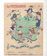 Protège Cahier La Vittelloise L'eau Qui Chante Et Qui Danse - Schutzumschläge