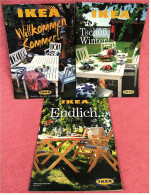 3 X IKEA Prospekt Von 1996-1998  -  Tschüß, Winter!  -  Endlich...  -  Willkommen Sommer!  -  Je 32 Seiten - Catalogues