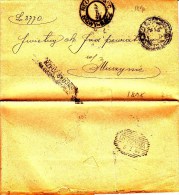 POLAND Prephilatelic 1898 NEU SANDEC To MUSZYNA Full Letter - ...-1860 Vorphilatelie