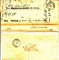 POLAND Prephilatelic 1862 ALT SANDEC To KROSCIENKO Full Letter - ...-1860 Prefilatelia