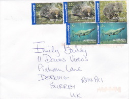 Australia 2007 Wildlife Stamps On Cover Posted To UK - Cartas & Documentos