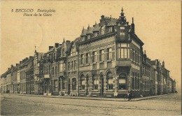 Eeklo :  Statieplein -  Place De La Gare   ( Geschreven Met Zegel ) - Eeklo