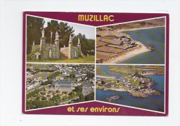 56 - MUZILLAC - ET SES ENVIRONS - CALVAIRE - CAMPINGS DE CROMENACH A BETAHON - 1980 _ VERSO - Muzillac