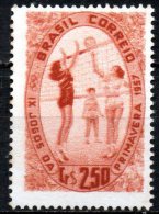 BRAZIL 1957 9th Spring Games  - 2cr50 Volleyball  MH - Nuevos