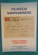 CATALOGO D'ASTA FILATELIA SAMMARINESE - S. MARINO 2004 - - Auktionskataloge