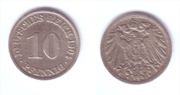 Germany 10 Pfennig 1904 D - 10 Pfennig