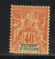 ANJOUAN N° 10 * - Unused Stamps