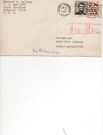 Taaf Kerguelen Port Aux Français Lettre 1966 Colorado Etat Unies Pour Kerguelen Voir Verso  Flamme Transit Réunion - Brieven En Documenten