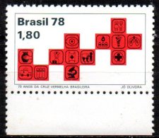 BRAZIL 1978 70th Anniv Of Brazilian Red Cross - 1cr80 Red Cross Services  MNH - Unused Stamps