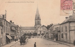 CPA MOURMELON-LE-GRAND 51 - Eglise Et Place D'armes - Mourmelon Le Grand