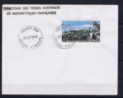 TAAF: Yv PA 14 KERGUELEN PINGOUINS LETTRE 21 Jan 1968 FDC - Lettres & Documents
