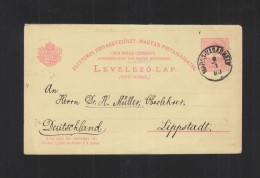 Hungary Stationery Michel P9F Maros-Vasarhely 1883 - Entiers Postaux