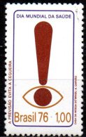 BRAZIL 1976 World Health Day - 1cr 'Eye' Part Of Exclamation Mark   MNH - Unused Stamps