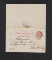 Hungary Stationery Letter-Card 1890 Zagreb Croatia - Entiers Postaux