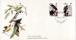 Gambia 1965 Birds - Warbler Audubon Fleetwood FDC - Gambie (1965-...)