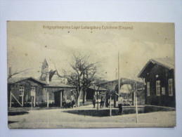 LUDWIGSBURG-EGLOSHEIM  :  Kriegsgefangenen  LAGER  1916 - Ludwigsburg