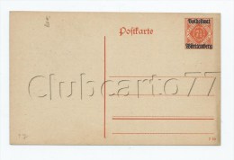 Jolie CP Ancienne Entier Postal Königreich Allemagne Wurtemberg 7,5 Pfennig Neuf - Andere & Zonder Classificatie