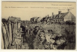 RIBECOURT  -  Une Tranchée à La Sortie Du Village, Beau Plan  -  Ed. Phot-express, N° 1829 - Ribecourt Dreslincourt