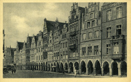 Münster Giebelhäuser Am Prinzipalmarkt Ca. 1930 - Münster