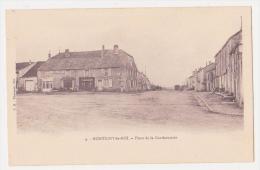 Carte Postale Ancienne  Avant 1904 "Montigny-le-Roi" (52) Place De La Gendarmerie - Montigny Le Roi