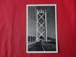 California > Oakland San Francisco  Bay Bridge Suspension CablesNot Mailed   Ref 1170 - Oakland