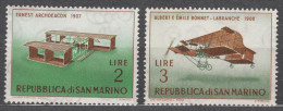 San Marino 1962 Airplanes Aviation Mi#720,721 Mint Never Hinged - Airplanes
