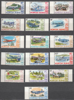 Norfolk Island 1980 Airplanes Aviation Mi#239-254 Mint Never Hinged - Airplanes