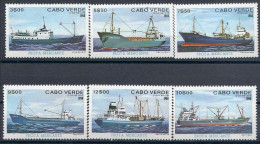 1980 CAP VERT 431-36** Bateaux, Flotte Marchande - Cape Verde