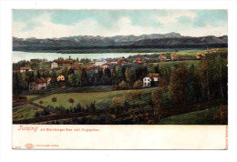 Tutzing Am Starnberger See Mit Zugspitze Arrondissement De Starnberg Et Berges Du Lac Vers 1900 Verlag L Glaser - Tutzing