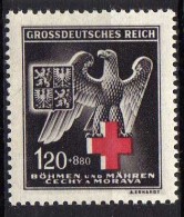 Böhmen Und Mähren 1943 Mi 132 **, Rotes Kreuz [090314IX] @ - Neufs