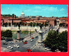 ITALIA - LAZIO - Cartolina Viaggiata Del 1973 - ROMA - Ponte Vittorio Emanuele II - Bridges