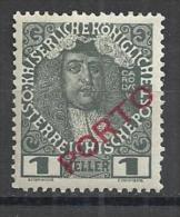 AUSTRIA 1913 - MH MINT HINGED - Taxe