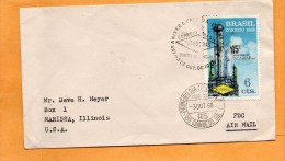 Brazil 1967 FDC Mailed To USA - FDC