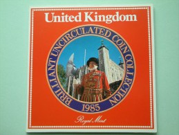 UNITED KINGDOM / UNC Coin Collection - 1985 ( For Grade, Please See Photo ) ! - Nieuwe Sets & Proefsets