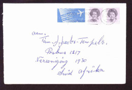 Netherlands On Cover To South Africa - 1987 - Queen Beatrix, - Briefe U. Dokumente