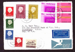 Netherlands On Cover To South Africa - 1971 - Queen Juliana, Volkstelling, Europa - Cartas & Documentos