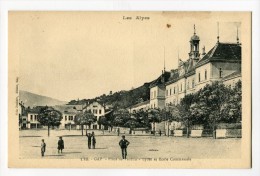 Delcampe - Ref 192 - GAP - Place De Verdun - Lycée Et école Communale (carte Animée) - Gap